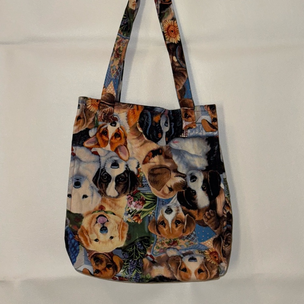 Dog Print Tote Bag